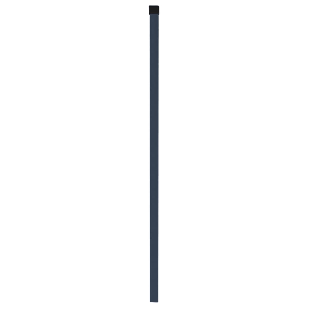 2D Garden Fence Panels & Posts 2008x1030 mm 4 m Grey
