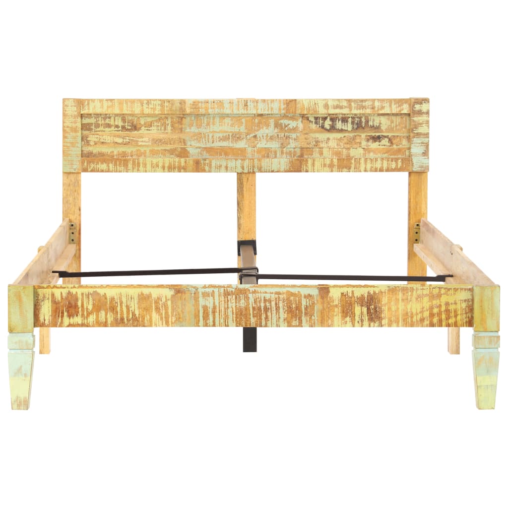 Bed Frame Solid Reclaimed Wood 120x200 cm