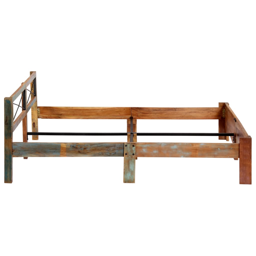 Bed Frame Solid Reclaimed Wood 180x200 cm 6FT Super King