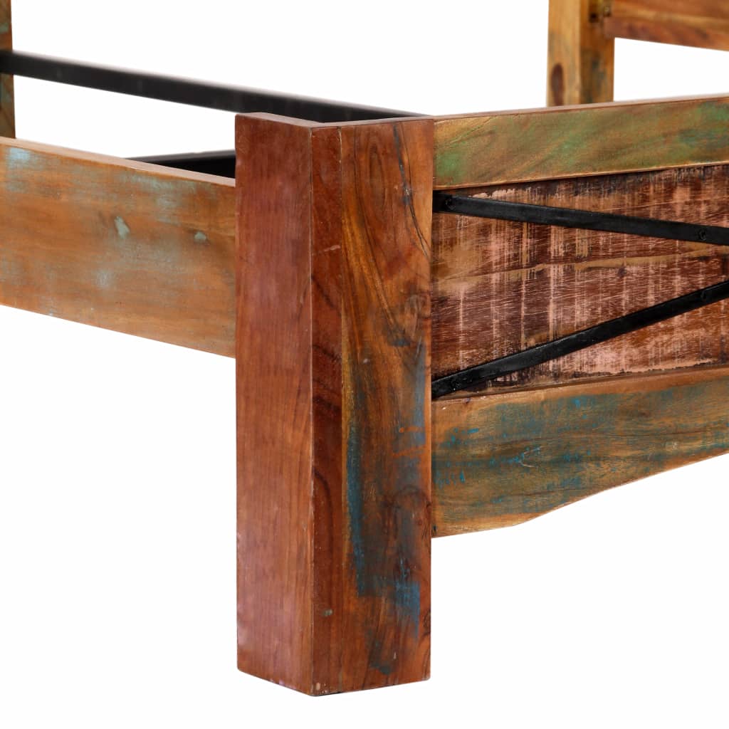 Bed Frame Solid Reclaimed Wood 180x200 cm 6FT Super King