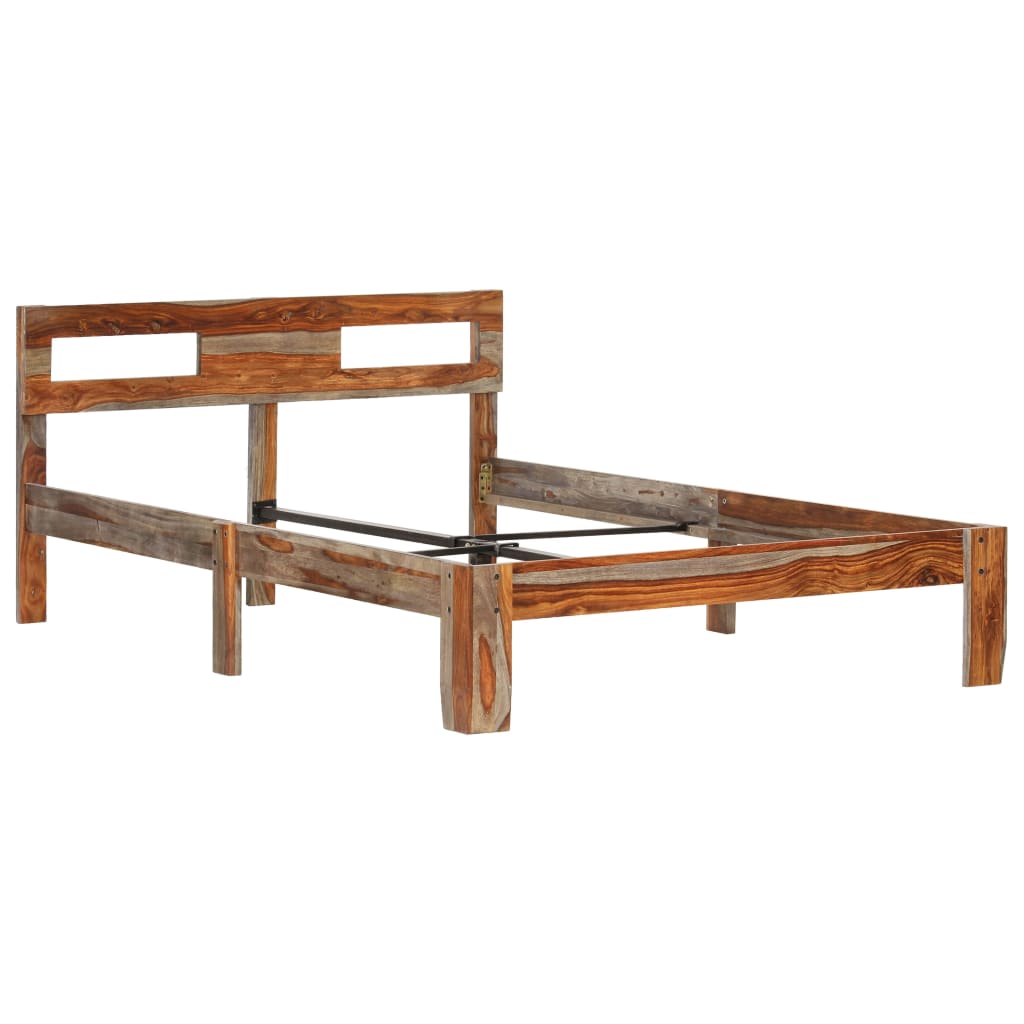 Bed Frame Solid Sheesham Wood 120x200 cm