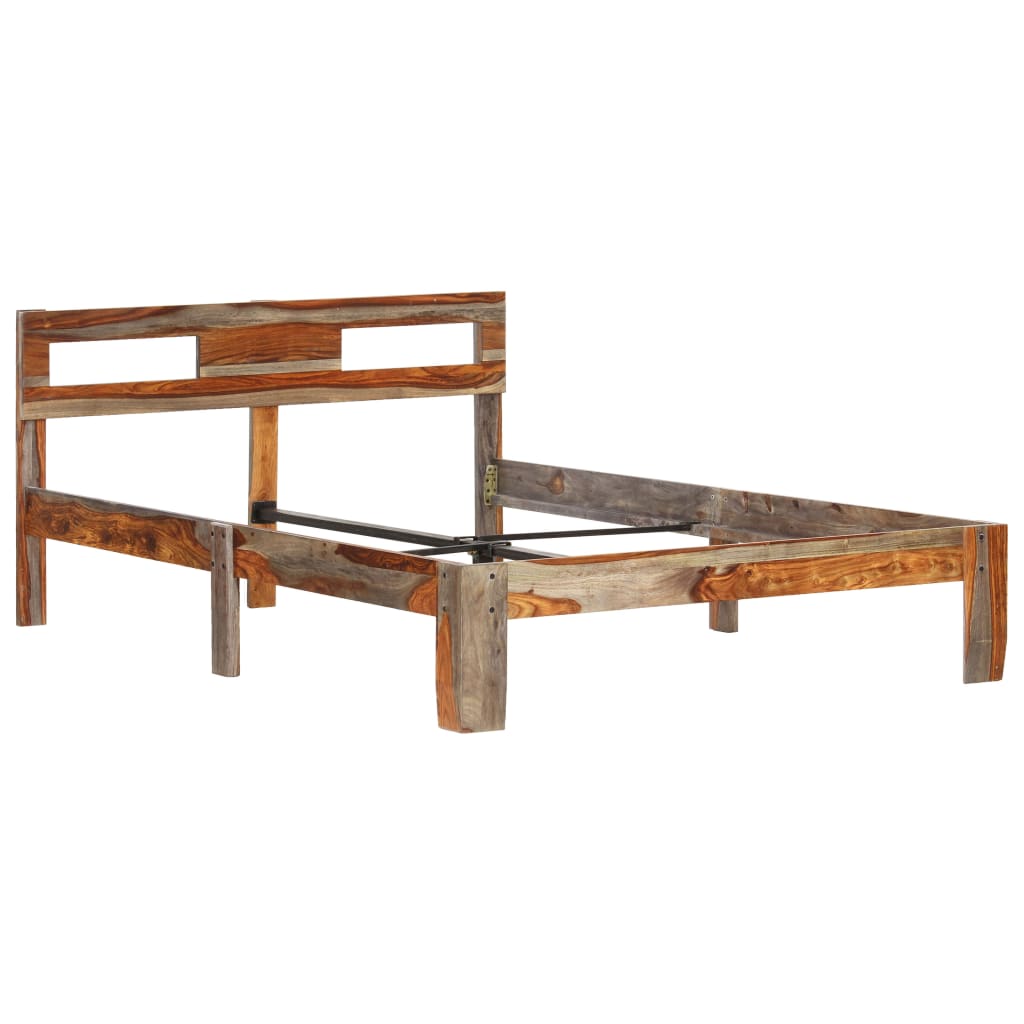 Bed Frame Solid Sheesham Wood 120x200 cm