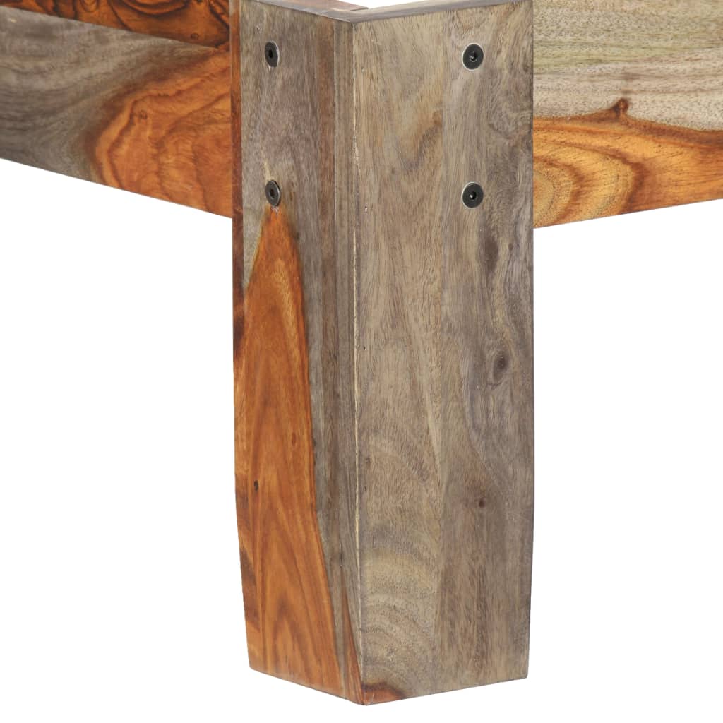 Bed Frame Solid Sheesham Wood 120x200 cm