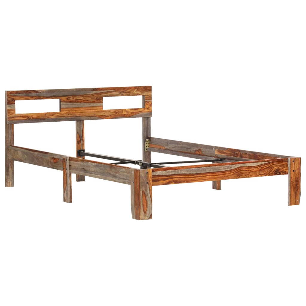 Bed Frame Solid Sheesham Wood 120x200 cm