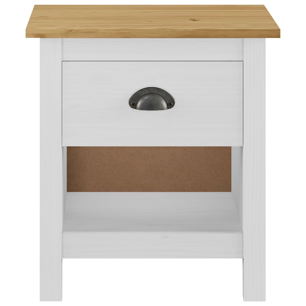 Bedside Cabinet Hill Range 46x35x49.5 cm Solid Pine Wood