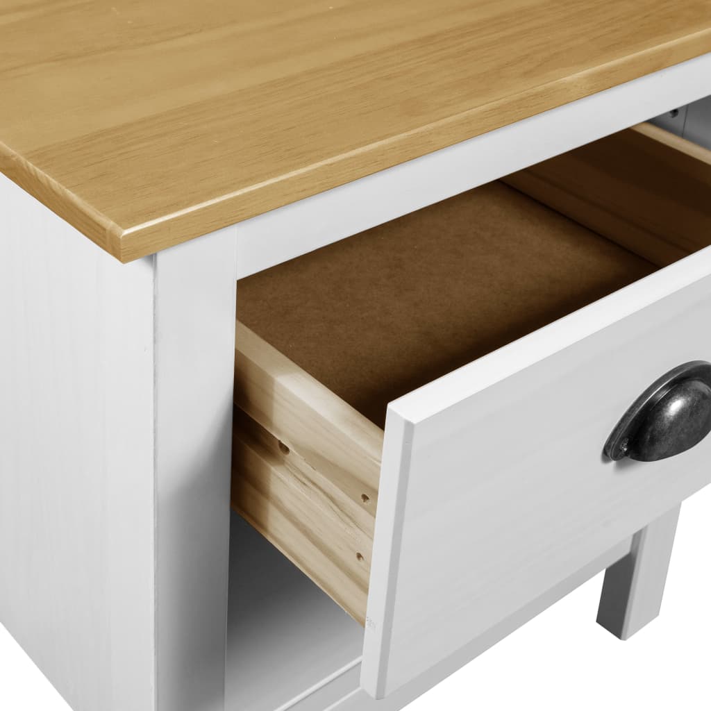 Bedside Cabinet Hill Range 46x35x49.5 cm Solid Pine Wood