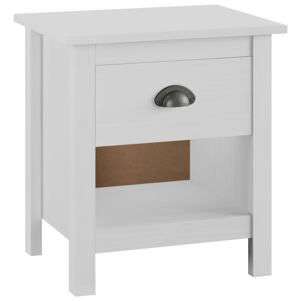 Bedside Cabinets 2 pcs Hill Range 46x35x49.5 cm Solid Pine Wood