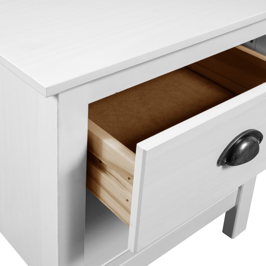 Bedside Cabinets 2 pcs Hill Range 46x35x49.5 cm Solid Pine Wood