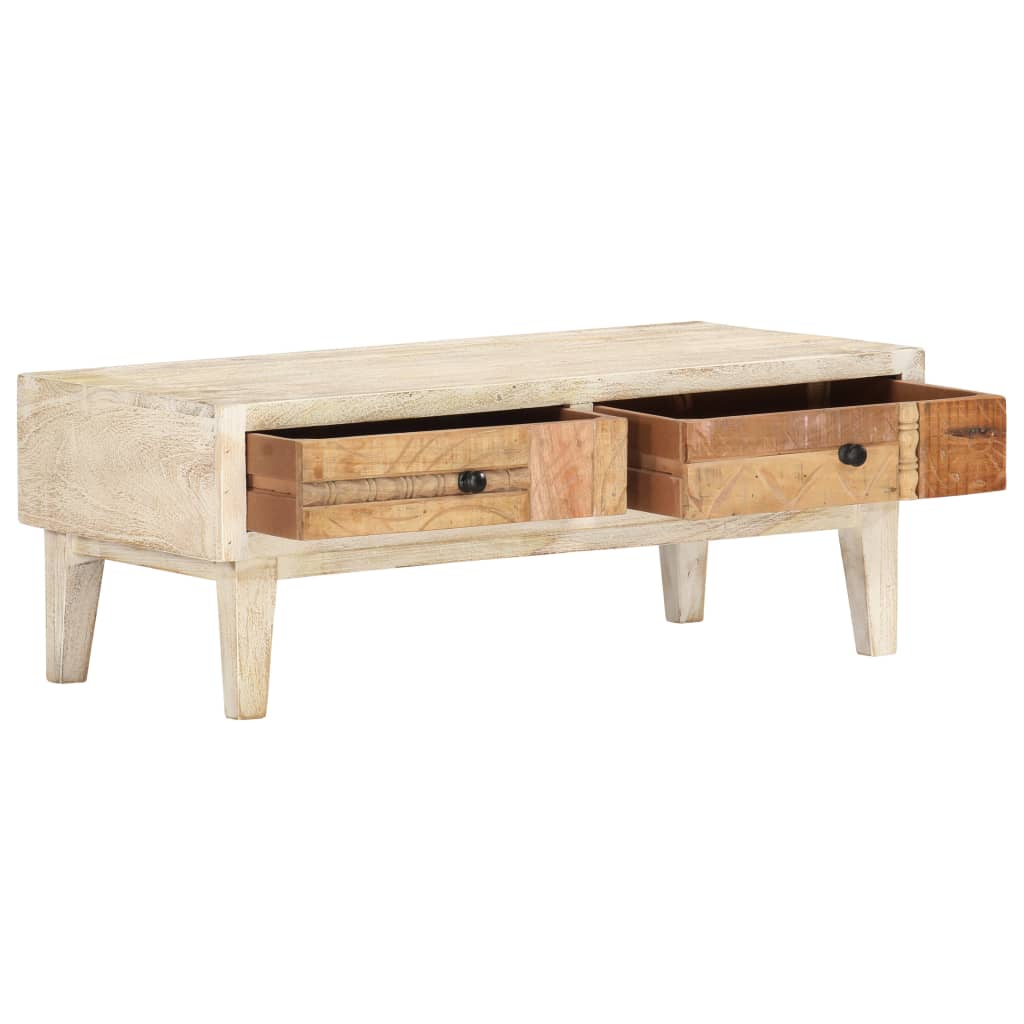 Coffee Table 90x50x35 cm Solid Reclaimed Wood