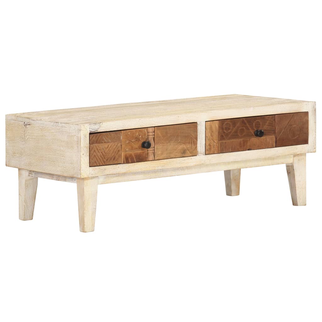 Coffee Table 90x50x35 cm Solid Reclaimed Wood