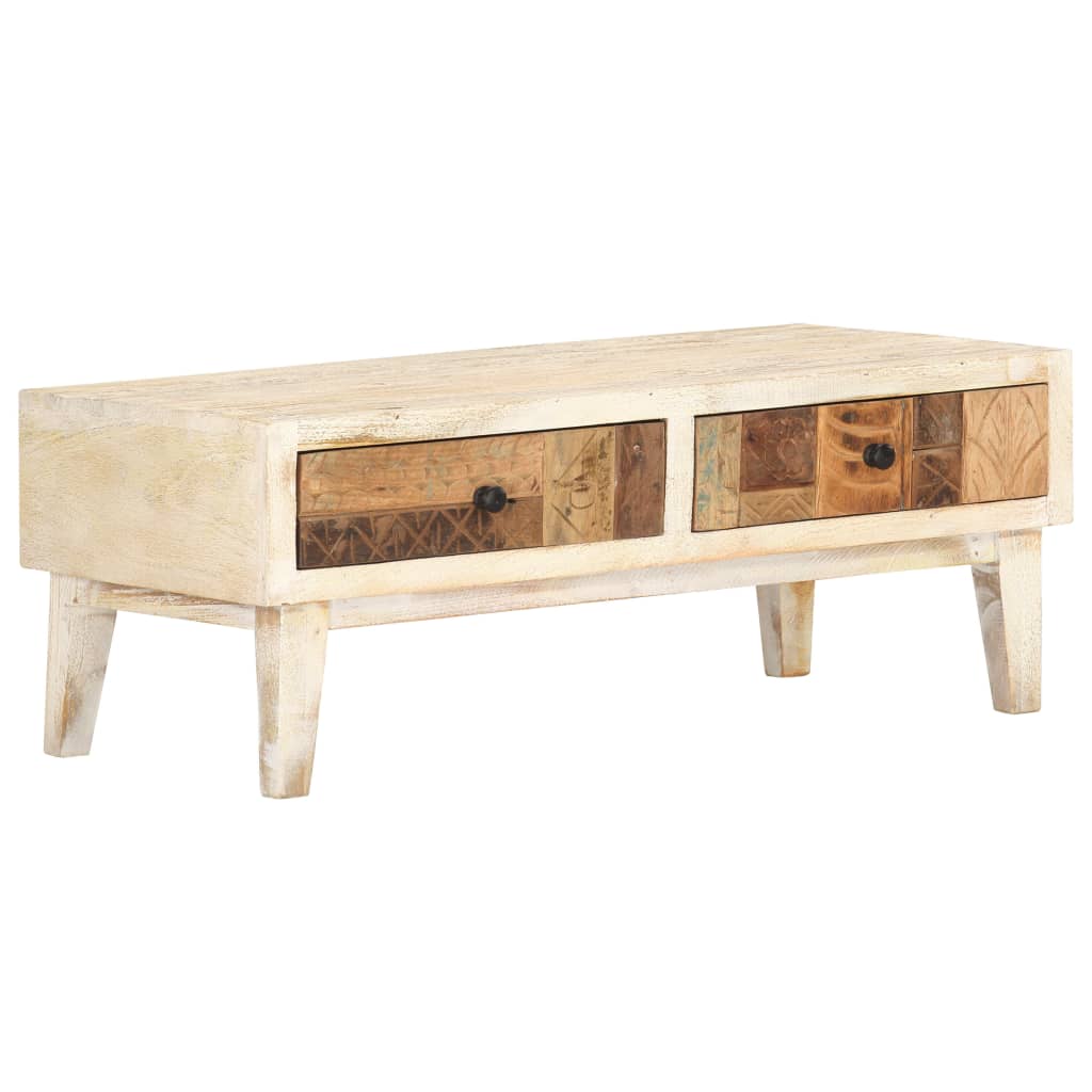 Coffee Table 90x50x35 cm Solid Reclaimed Wood