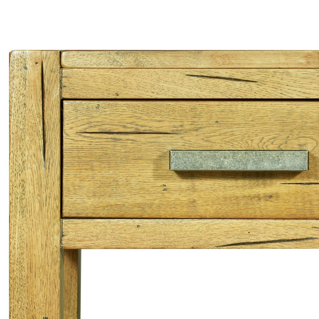 Console Table 83x30x73 cm Rustic Oak Wood