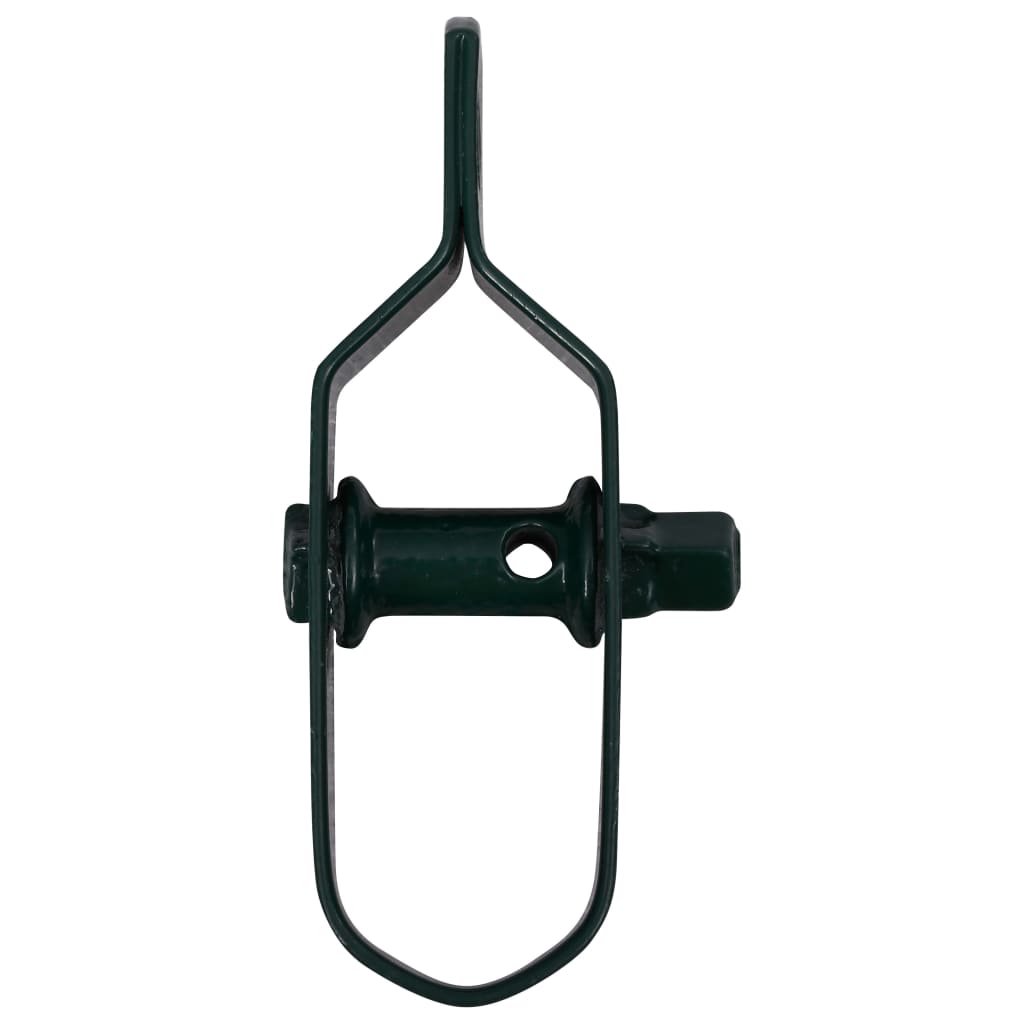 Fence Wire Tensioners 50 pcs 100 mm Steel Green