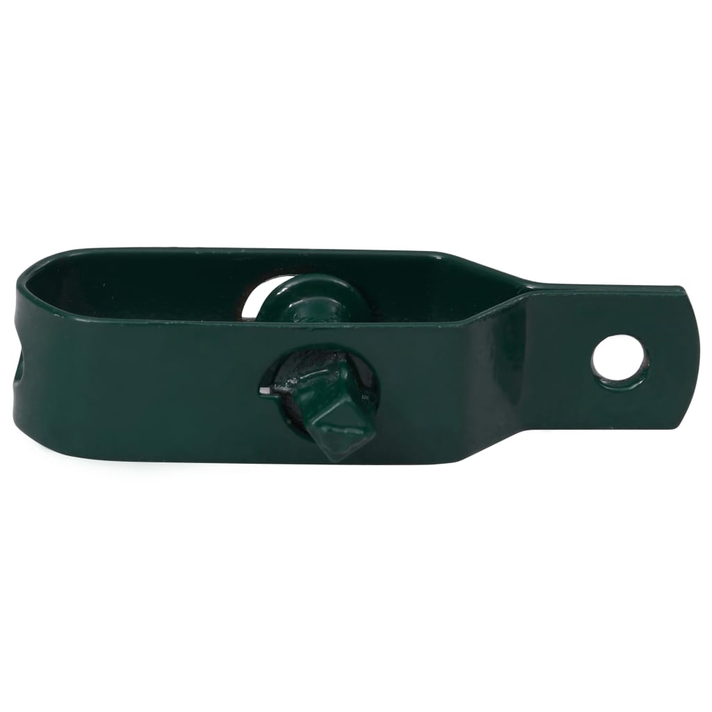 Fence Wire Tensioners 50 pcs 100 mm Steel Green