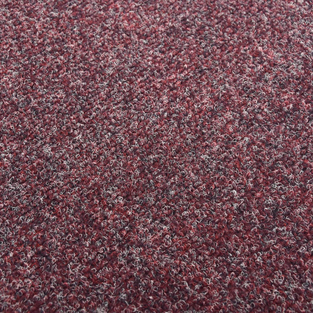 Floor Carpet Tiles 20 pcs 5 m² Dark Red