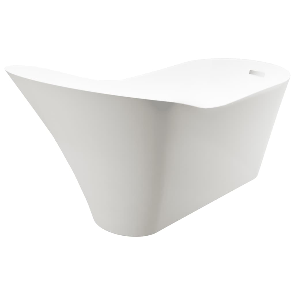 Freestanding Bathtub White Acrylic 210 L