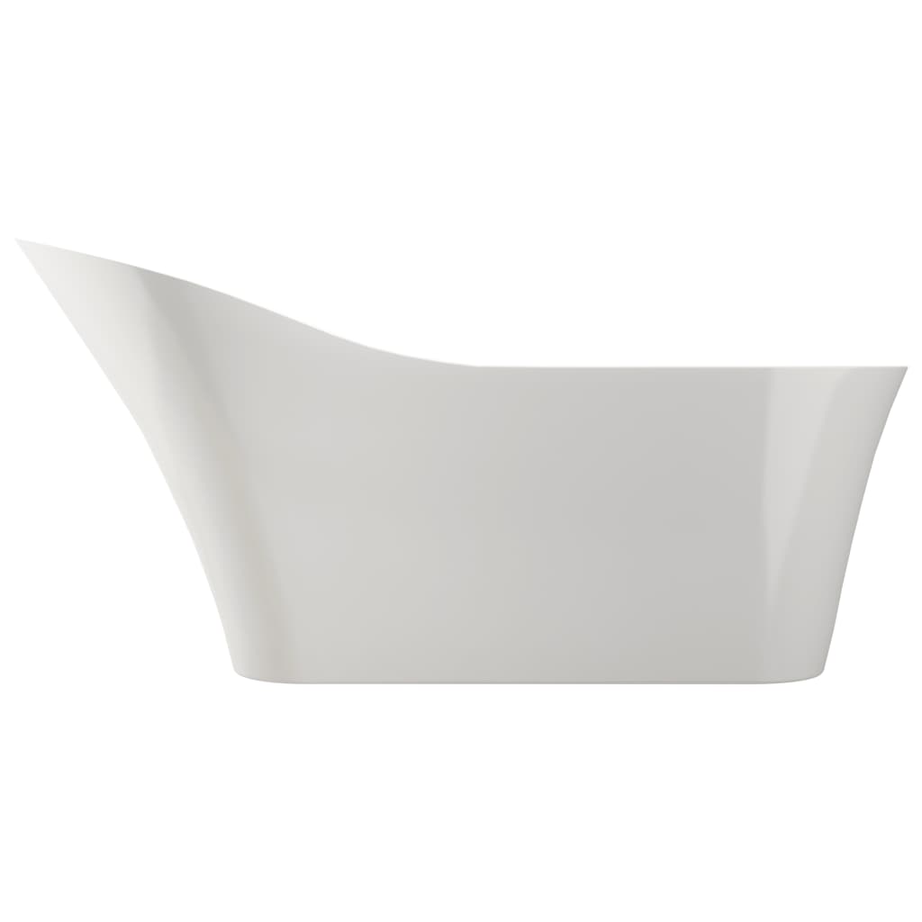 Freestanding Bathtub White Acrylic 210 L