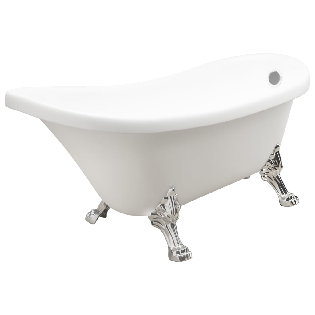 Freestanding Bathtub and Faucet 204 L 99,5 cm Gold