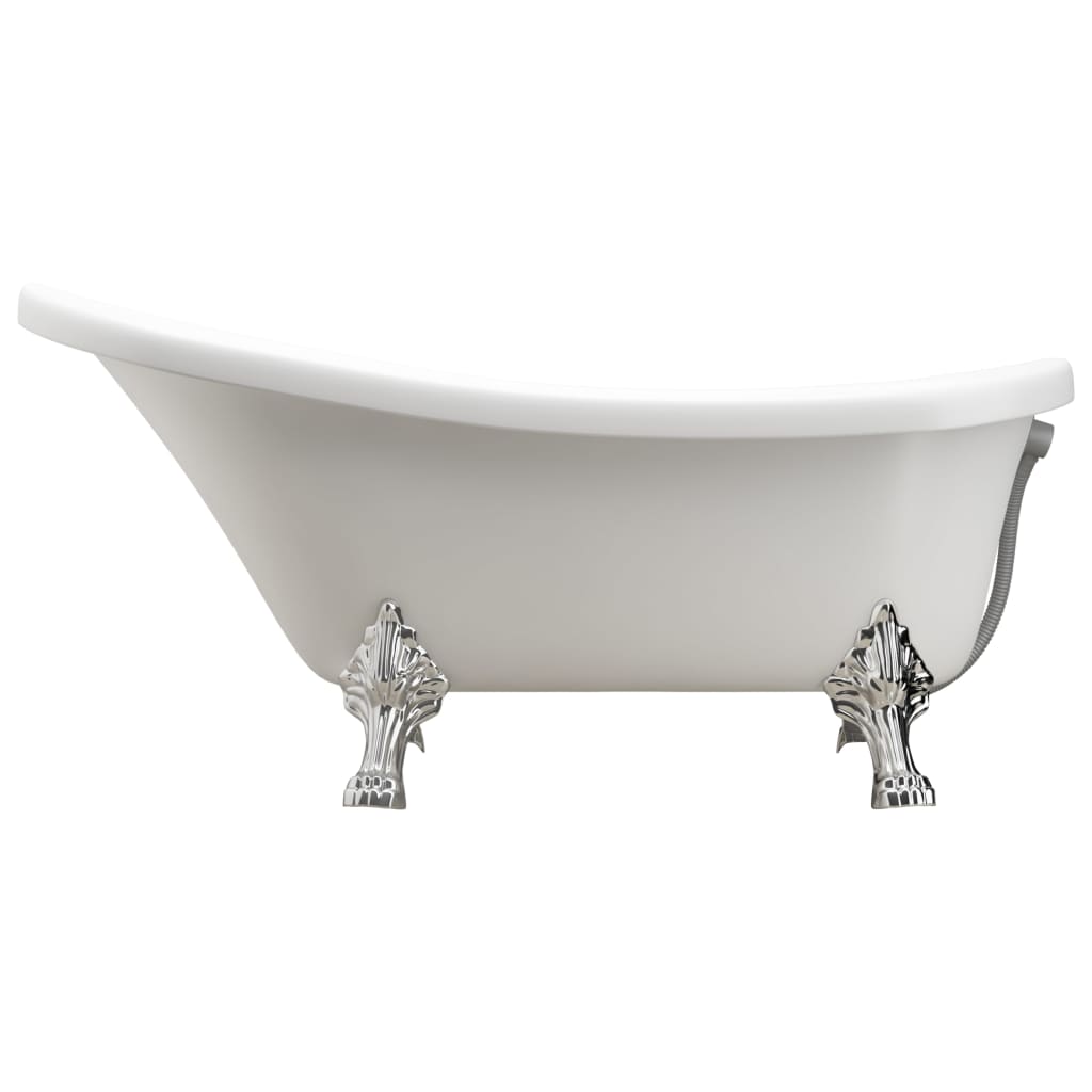 Freestanding Bathtub and Faucet 204 L 99,5 cm Gold
