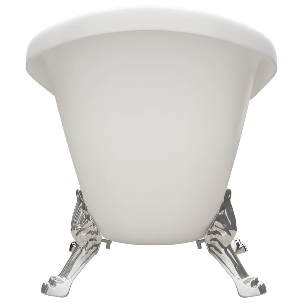 Freestanding Bathtub and Faucet 204 L 99,5 cm Gold