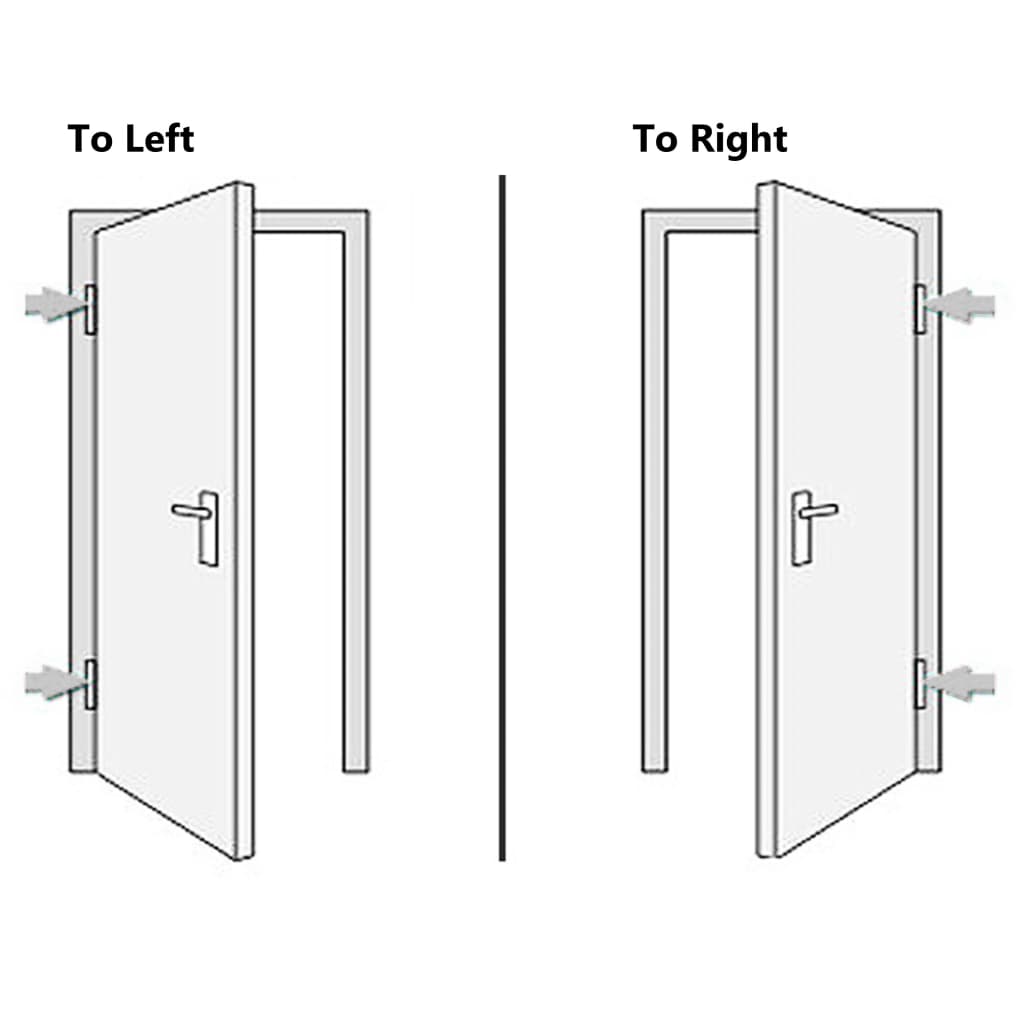 Front Door Aluminium and PVC Anthracite 100x210 cm