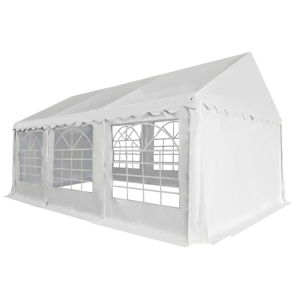 Garden Marquee PVC 4x6 m White