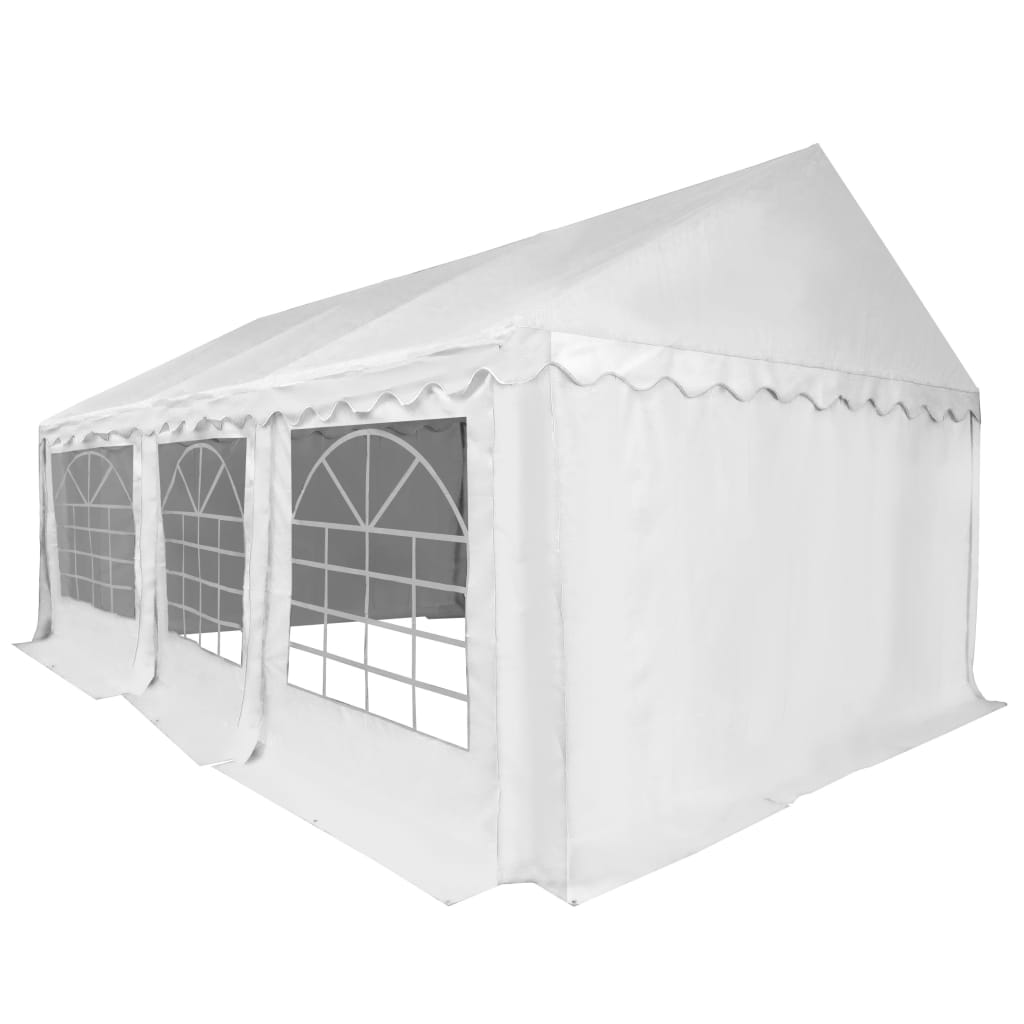 Garden Marquee PVC 4x6 m White