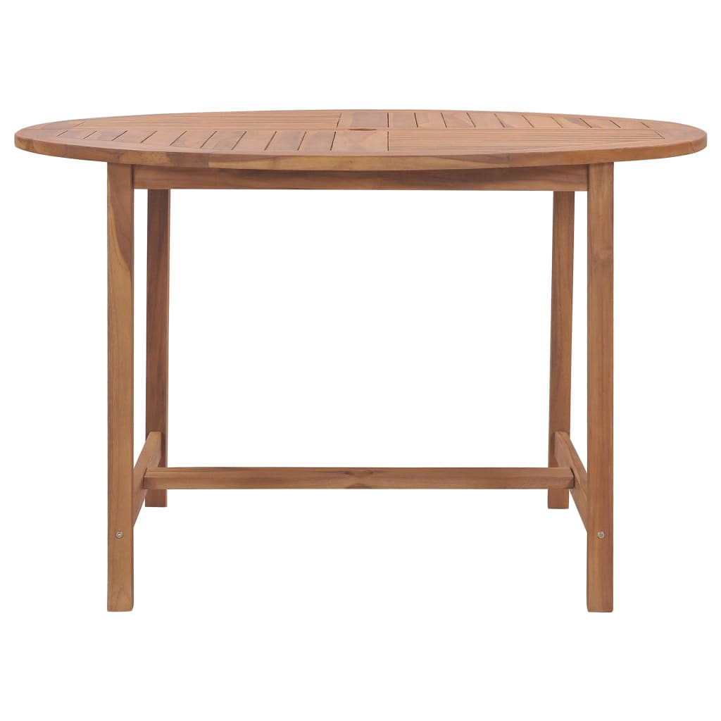 Garden Table 120x76 cm Solid Teak Wood