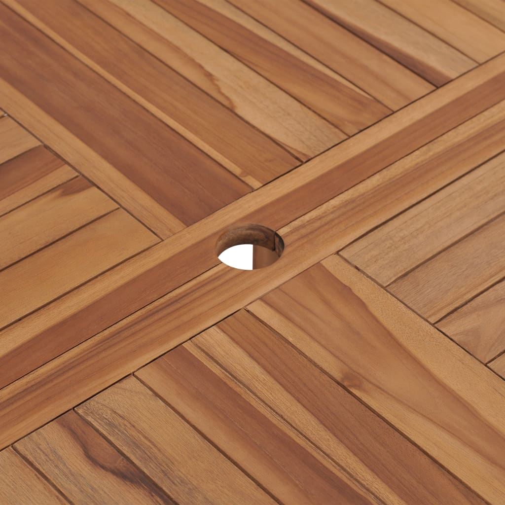 Garden Table 120x76 cm Solid Teak Wood