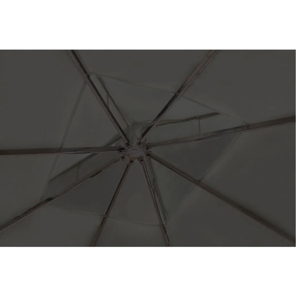 Gazebo with Roof 3x3 m Dark Grey