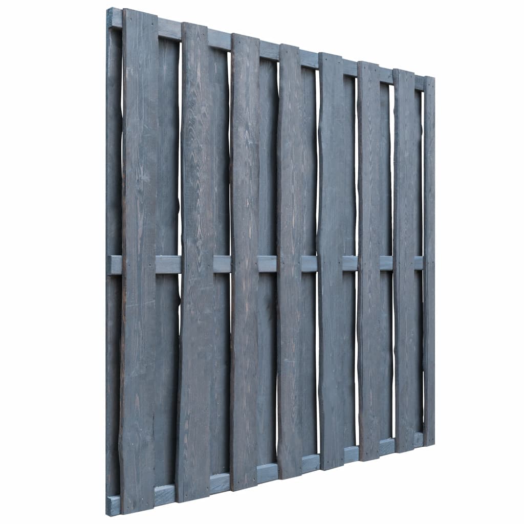 Hit And Miss Fence Panel Pinewood X Cm Grey