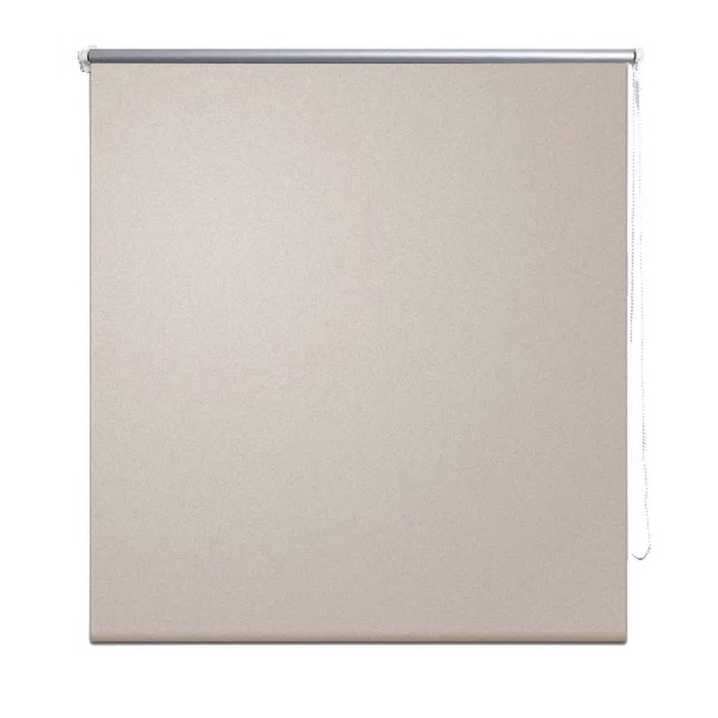 Roller Blind Blackout 140 x 230 cm Beige