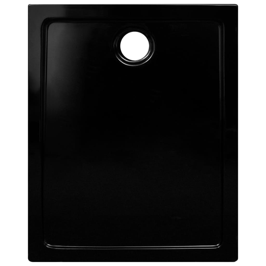 Shower Base Tray ABS Black 70x90 cm