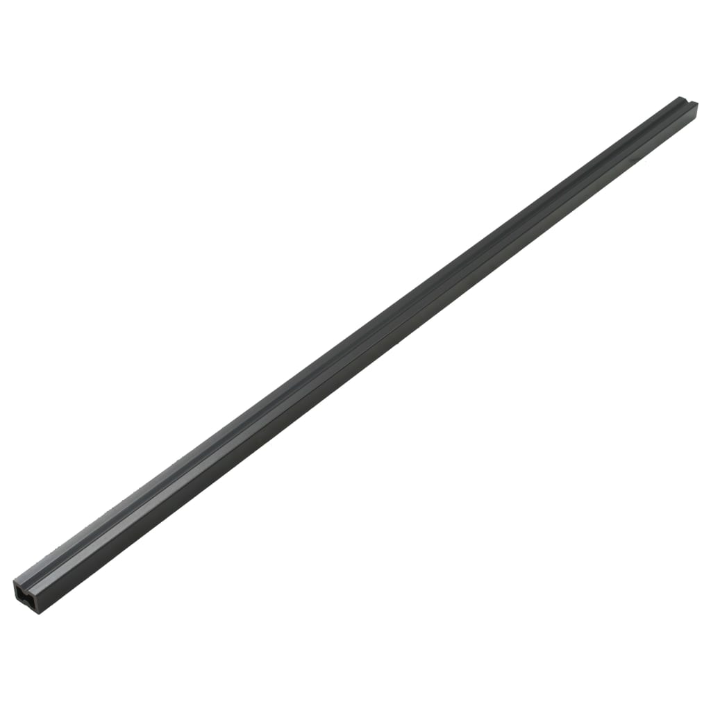 WPC Hollow Decking Boards with Accessories 16m² 2.2m Dark Brown