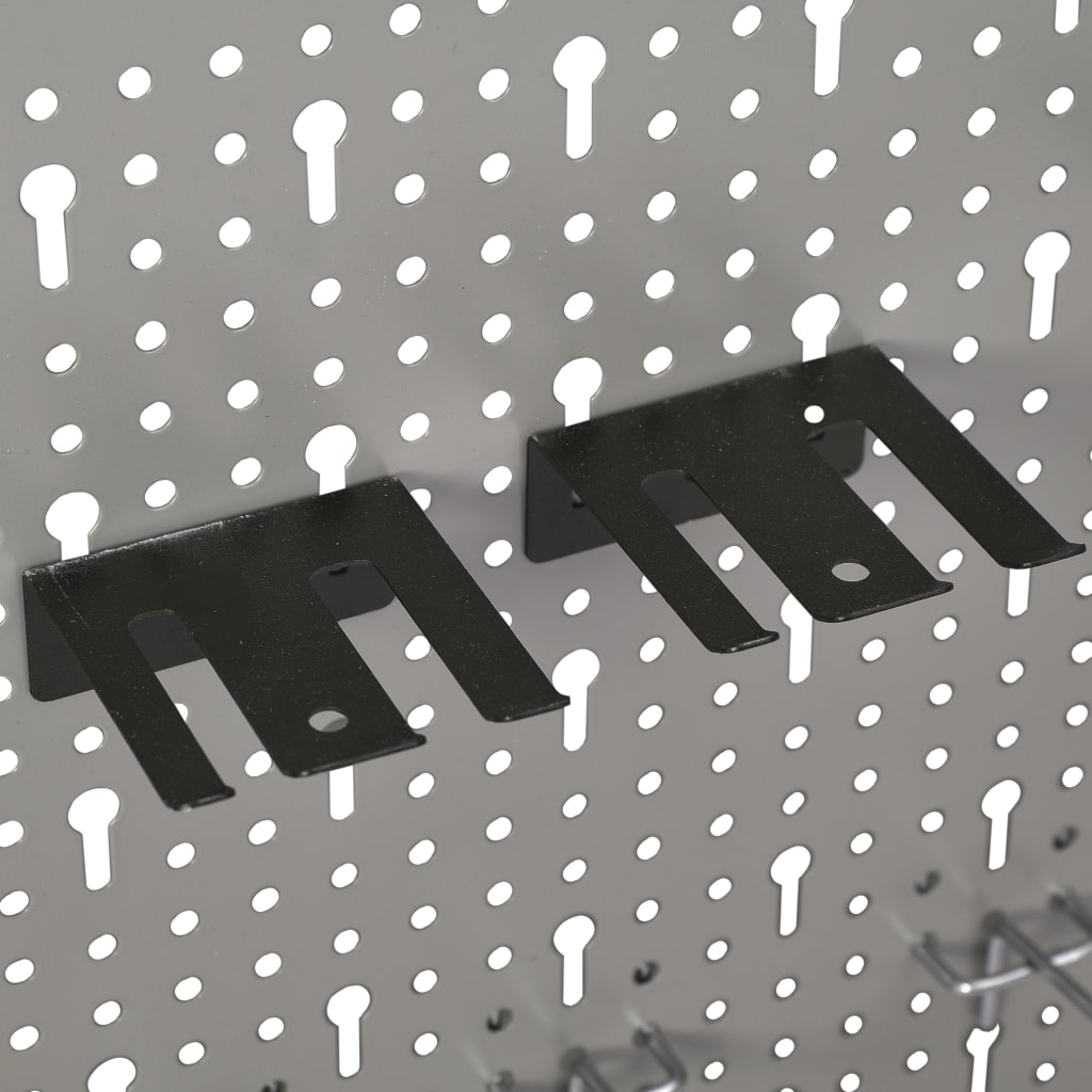Wall-mounted Peg Boards 4 pcs 40x58 cm Steel