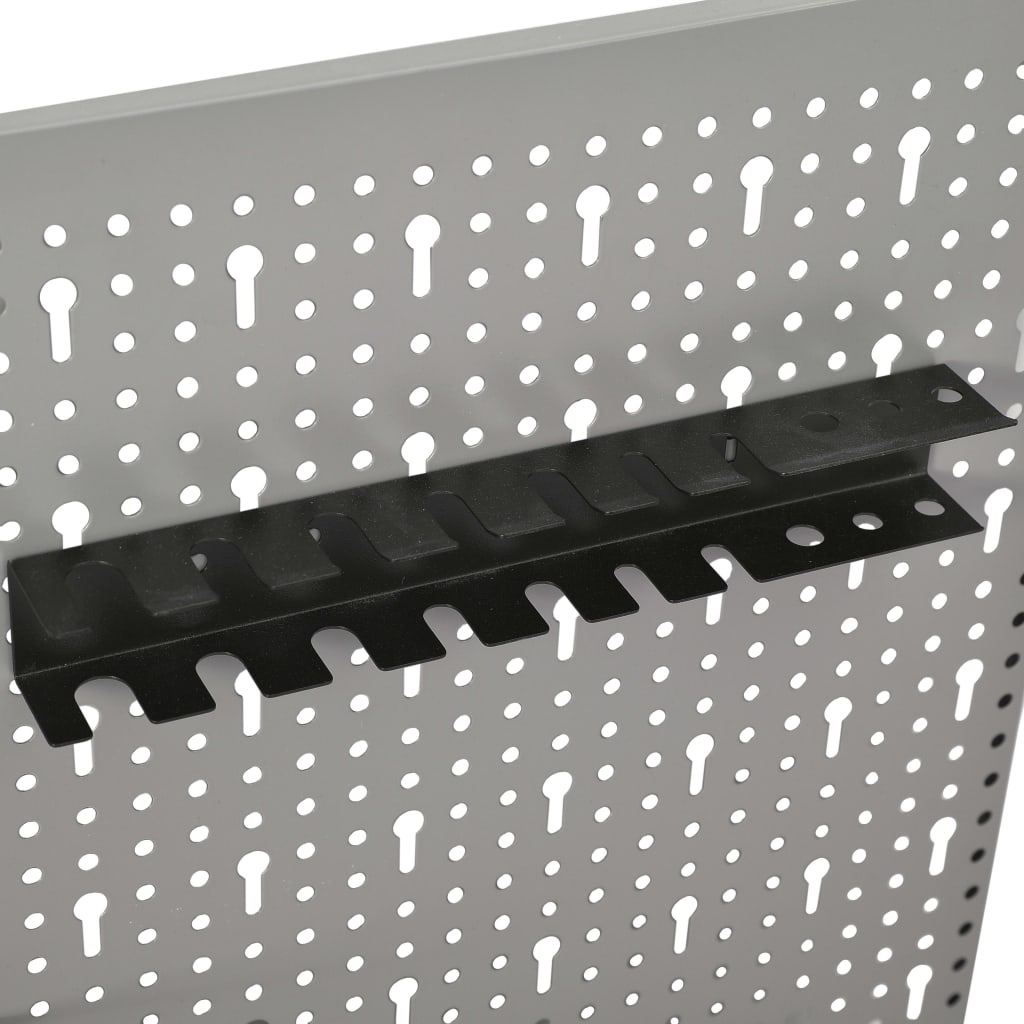 Wall-mounted Peg Boards 4 pcs 40x58 cm Steel