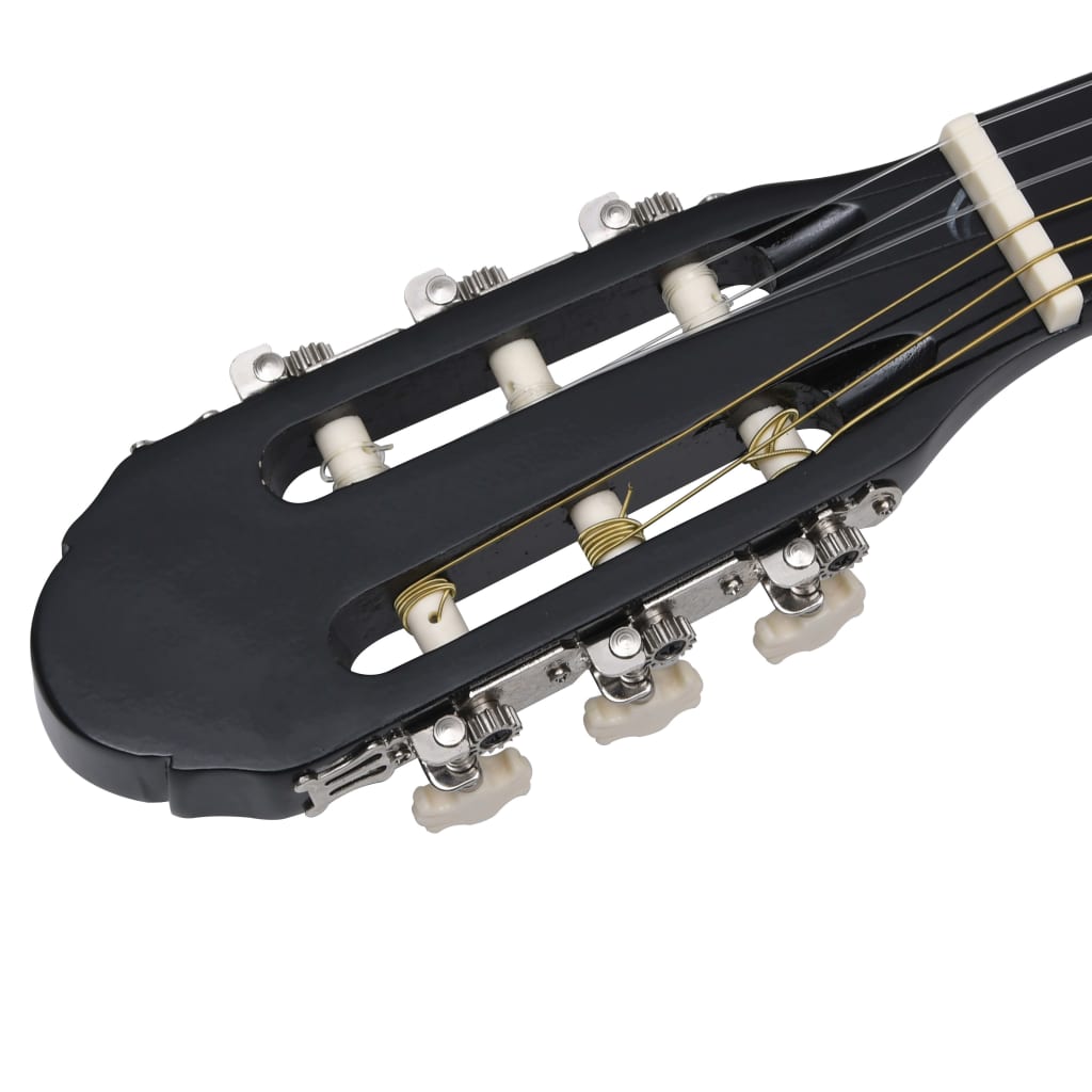 Western Acoustic Cutaway Guitar with Equalizer 6 Strings Black