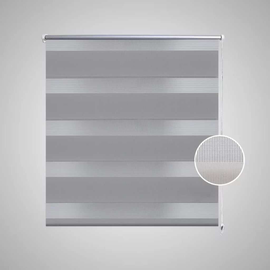 Zebra Blind 120 x 175 cm Grey