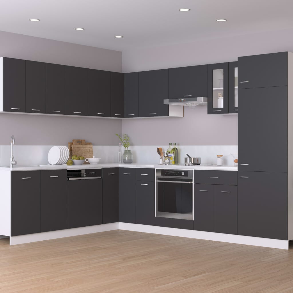 Kitchen Cabinet Grey 50x31x60 cm Chipboard