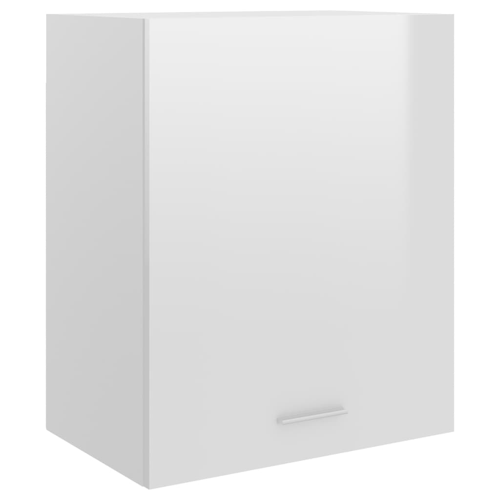 Kitchen Cabinet High Gloss White 50x31x60 cm Chipboard