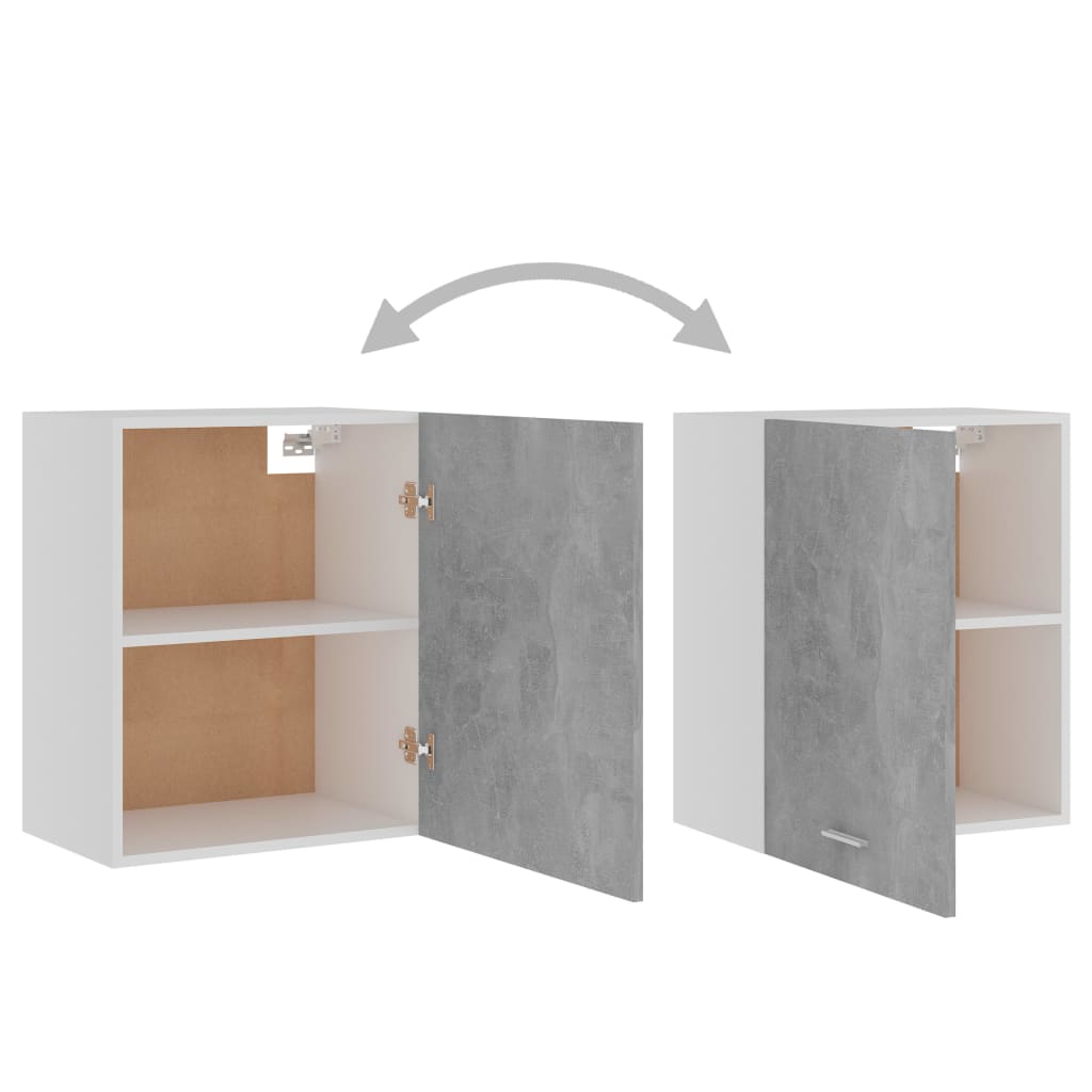 Kitchen Cabinets 2 pcs Concrete Grey 50x31x60 cm Chipboard