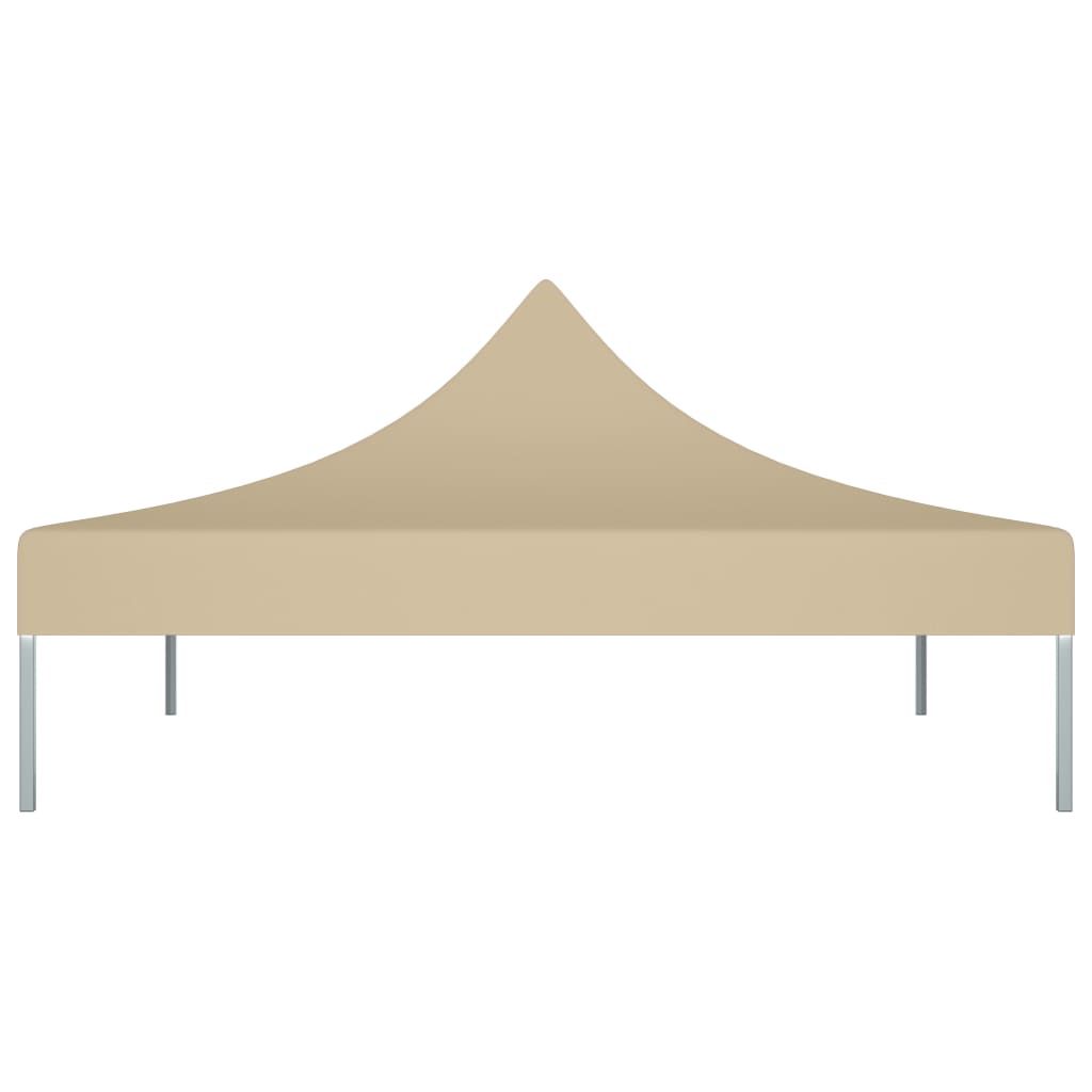 Party Tent Roof 3x3 m Beige 270 g/m²