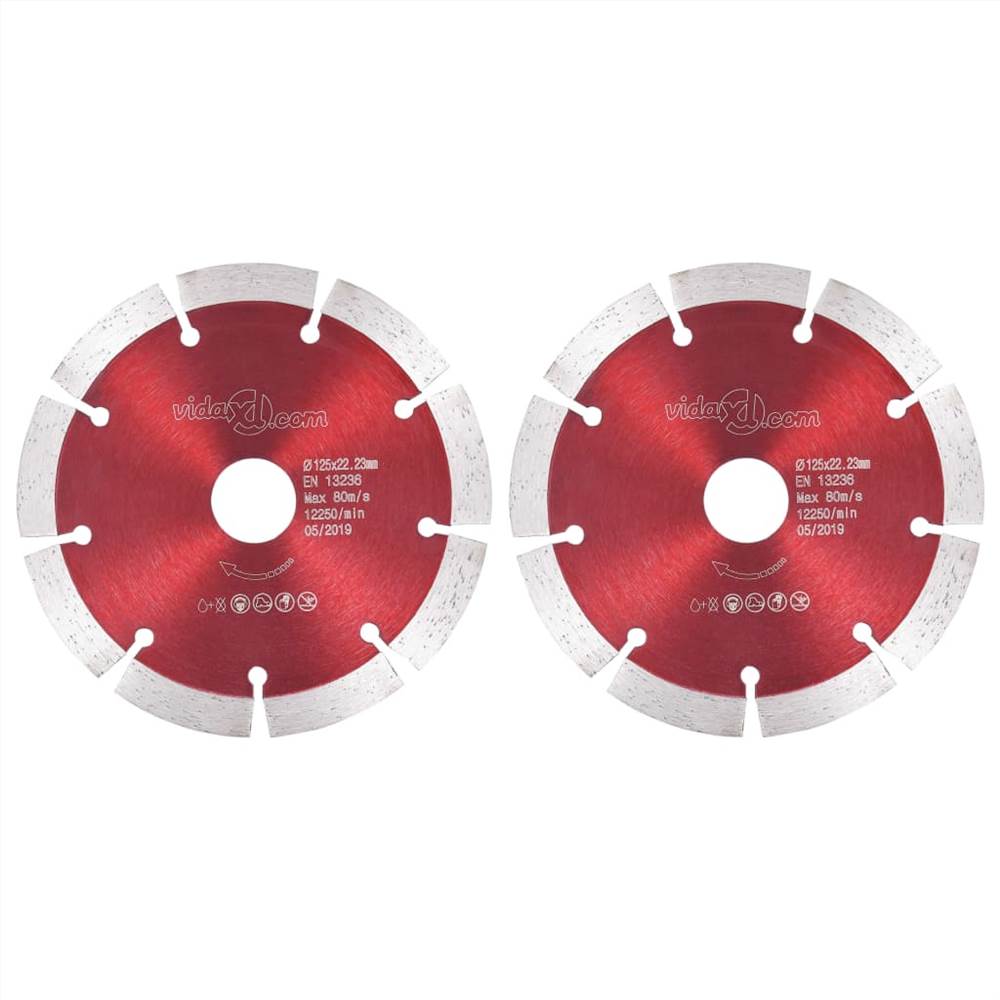 

Diamond Cutting Discs 2 pcs Steel 125 mm