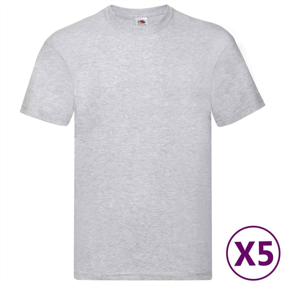 Fruit of the Loom Original T-shirts 10 pcs 4XL Cotton