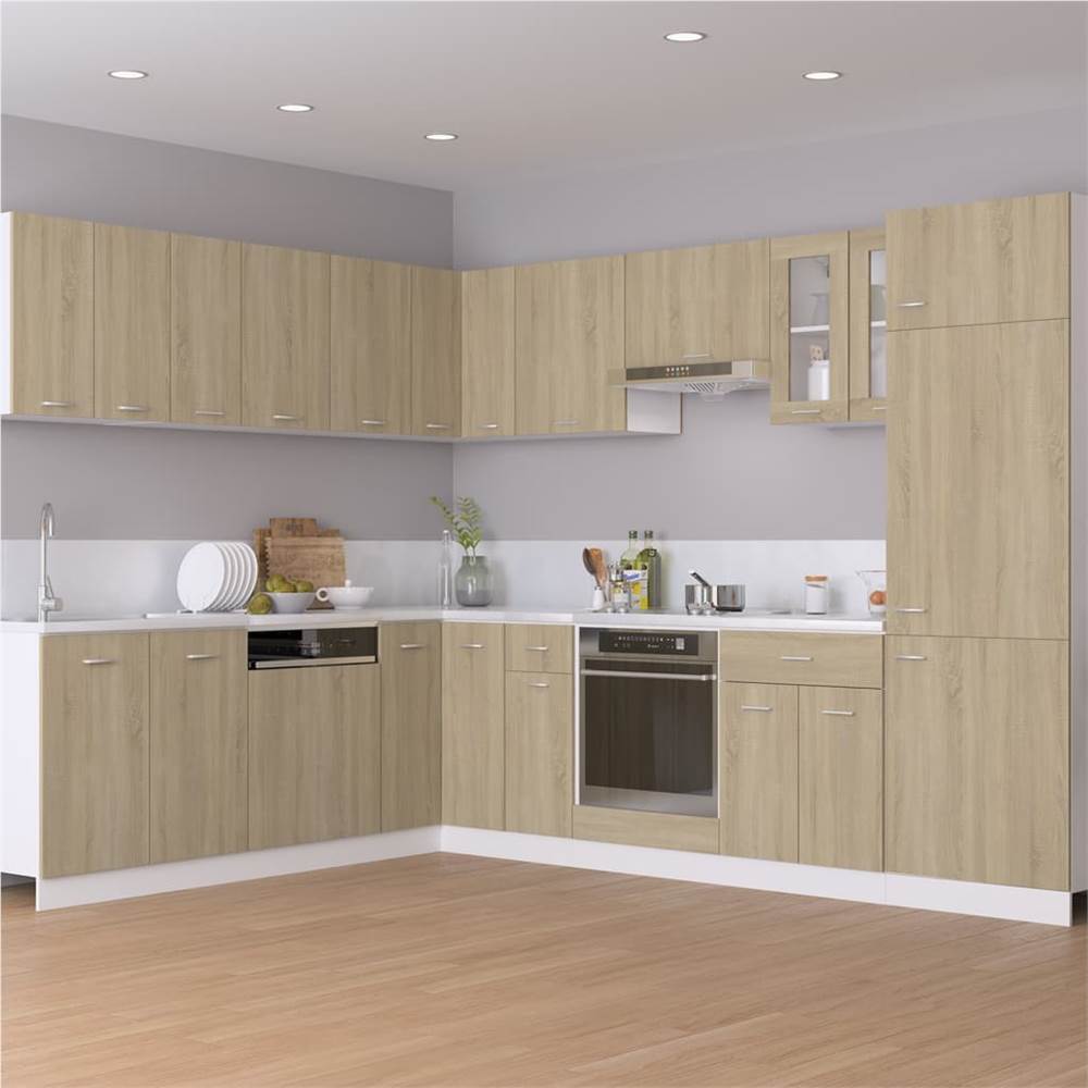 Kitchen Cabinet Sonoma Oak 30x46x81.5 cm Chipboard