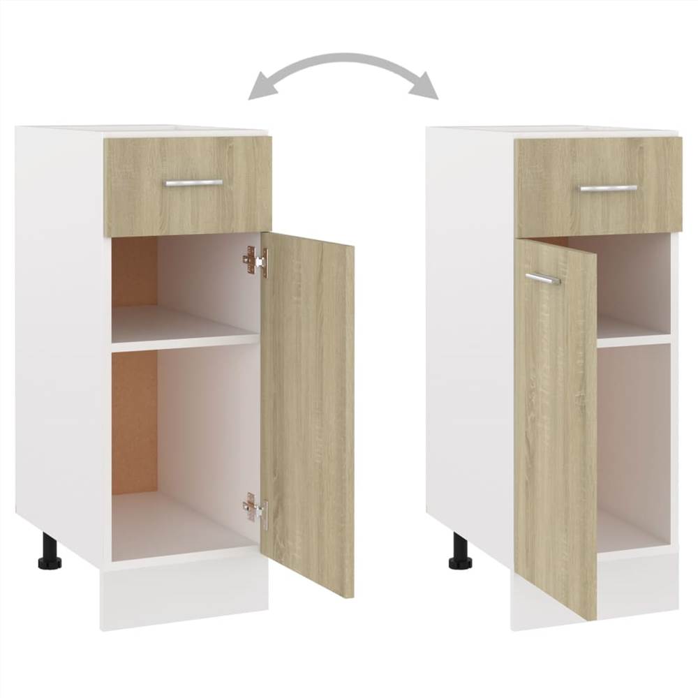 Kitchen Cabinet Sonoma Oak 30x46x81.5 cm Chipboard