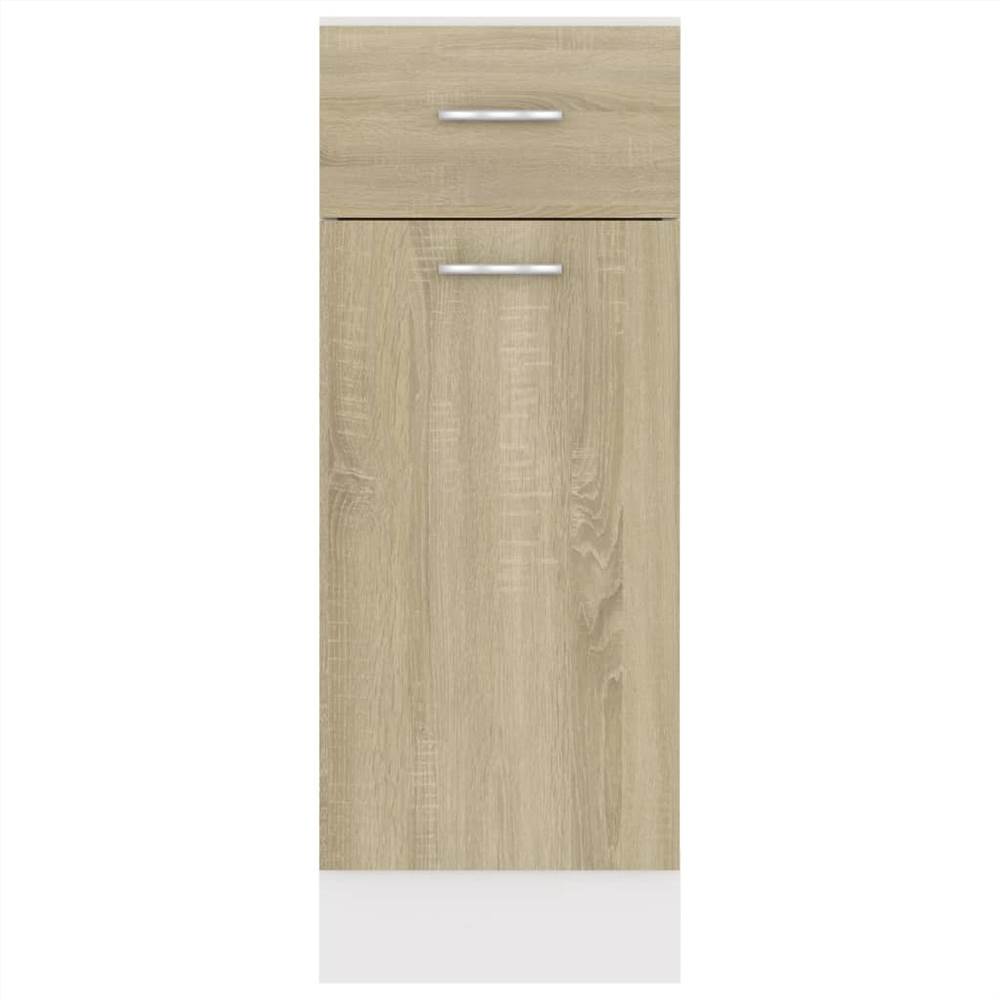 Kitchen Cabinet Sonoma Oak 30x46x81.5 cm Chipboard