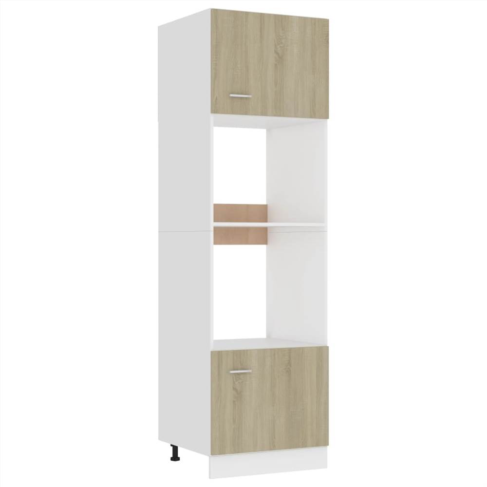 Kitchen Cabinet Sonoma Oak 60x57x207 cm Chipboard