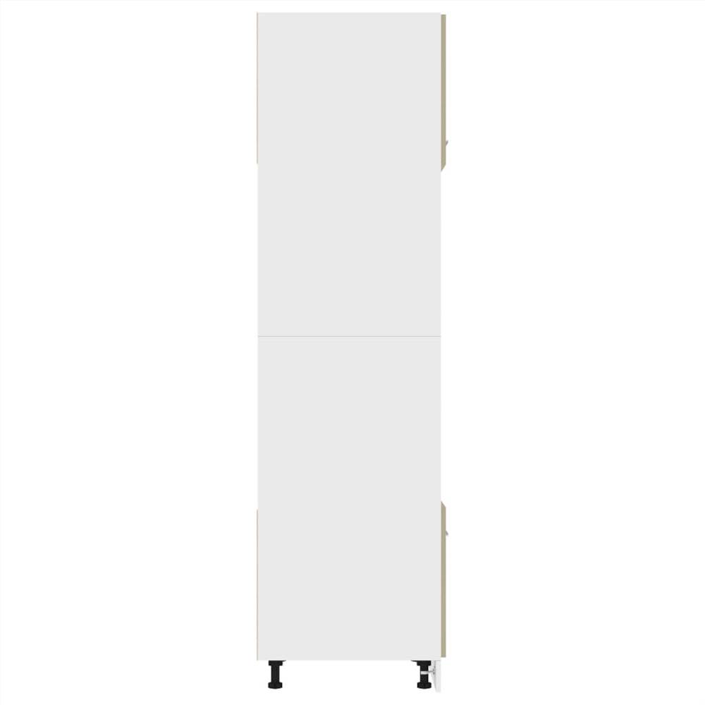 Kitchen Cabinet Sonoma Oak 60x57x207 cm Chipboard