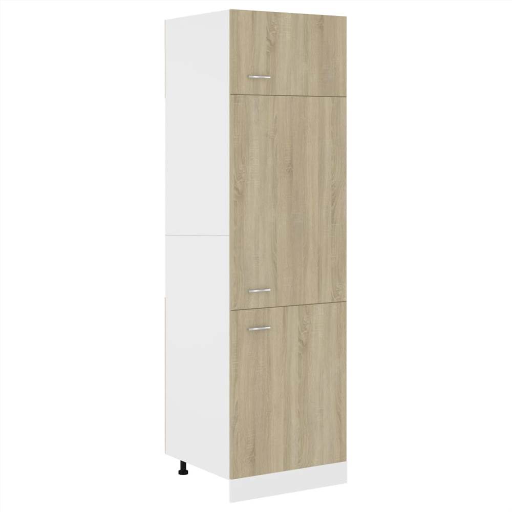 Kitchen Cabinet Sonoma Oak 60x57x207 cm Chipboard